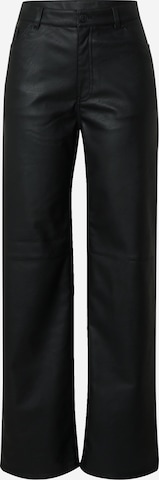 Monki regular Παντελόνι σε μαύρο: μπροστά