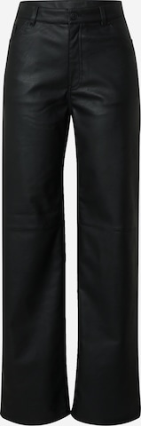 Monki Regular Broek in Zwart: voorkant