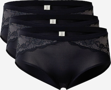 Slip 'Iris' Lindex en noir : devant