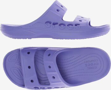 Crocs Sandalen 40,5 in Lila: predná strana