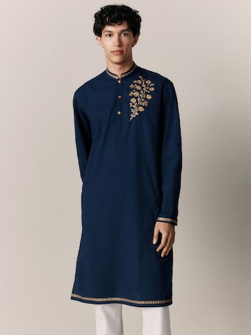 Coupe regular Chemise Next en bleu : devant