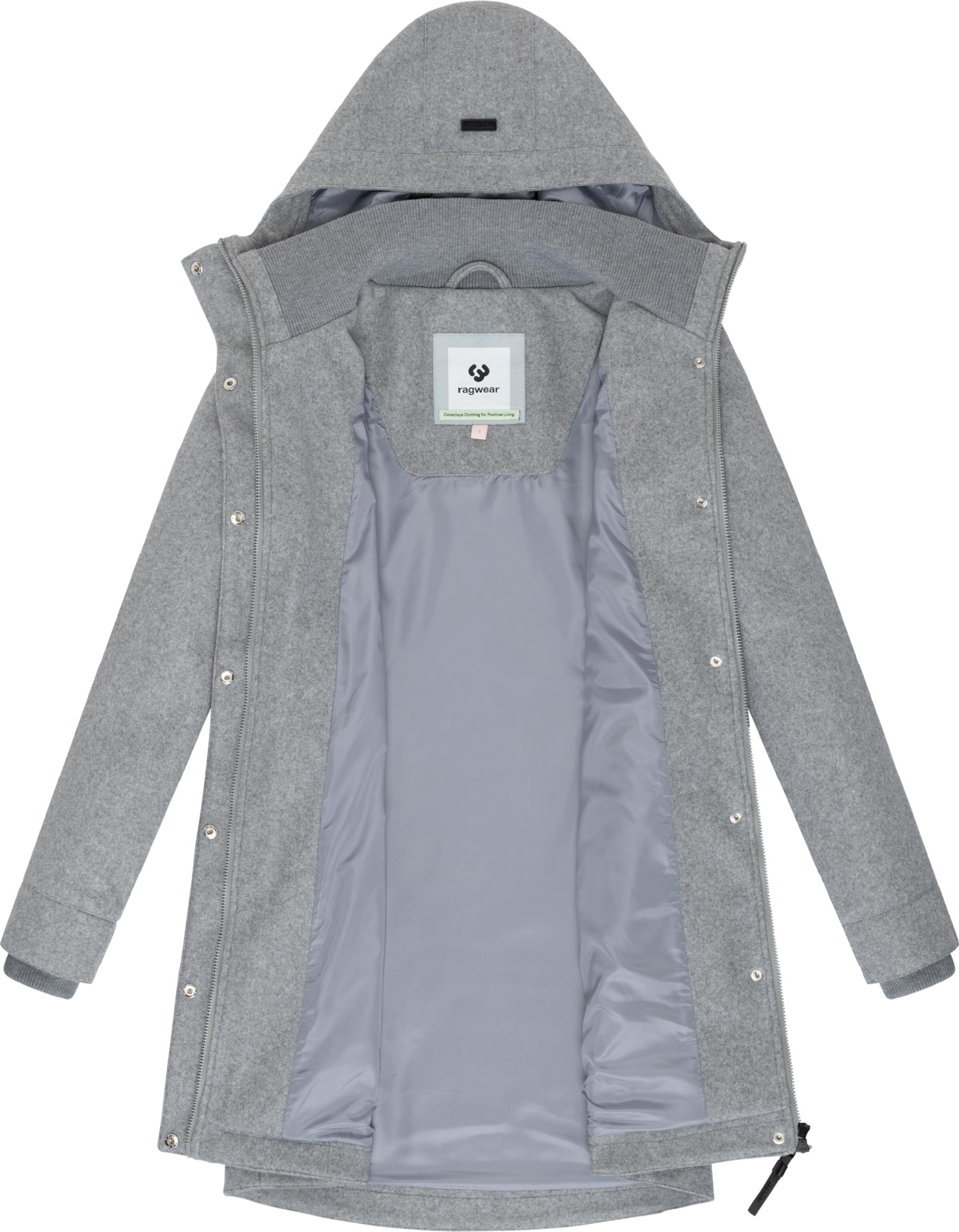 Ragwear Tussenmantel 'Janesha' in Grijs