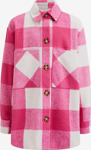 WE Fashion - Chaqueta de entretiempo en rosa: frente