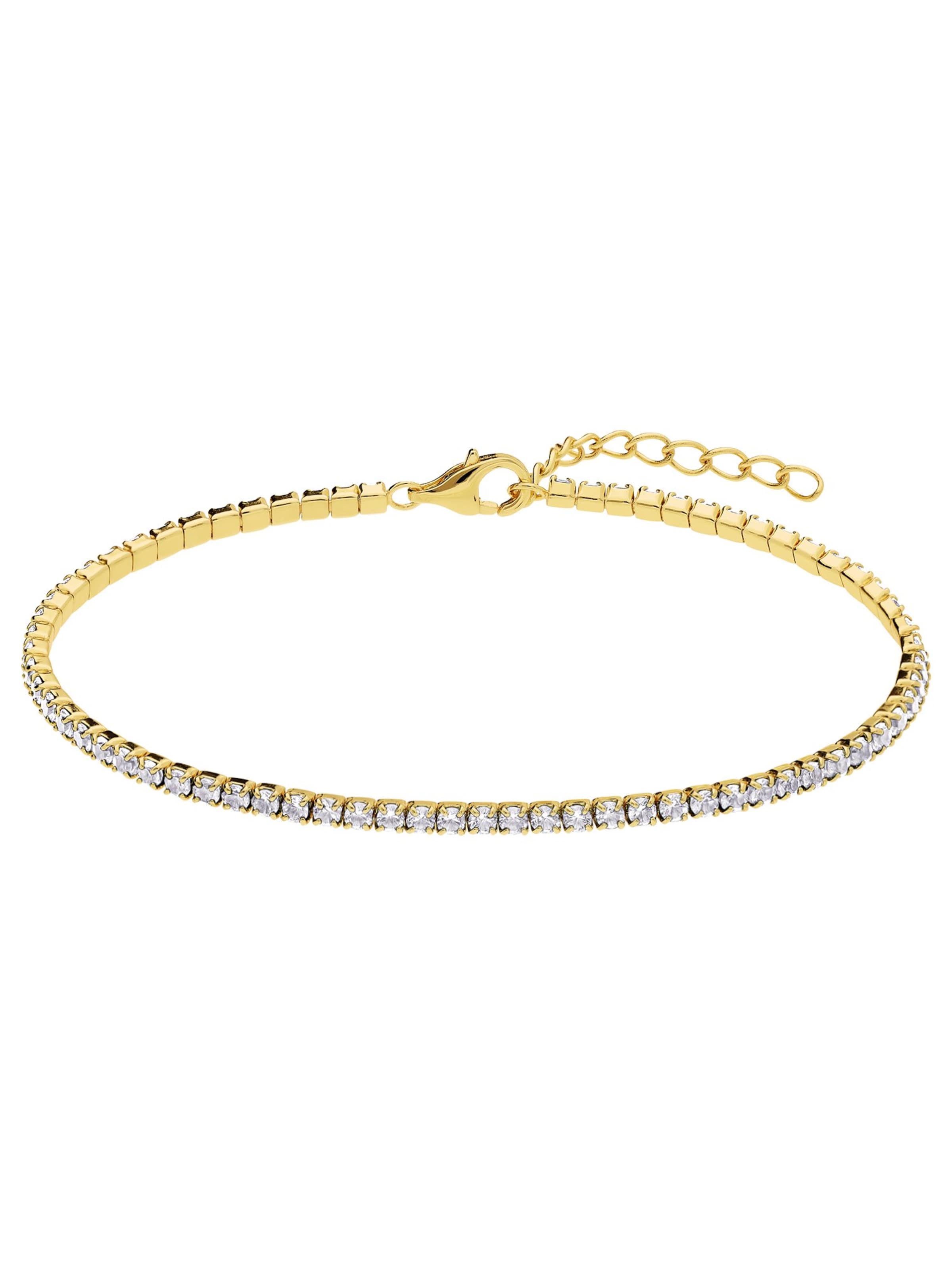 Lucardi Bracelet 'Klassisch' in Gold: front