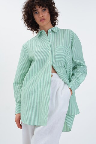 Aligne Blouse 'Forrest' in Green: front