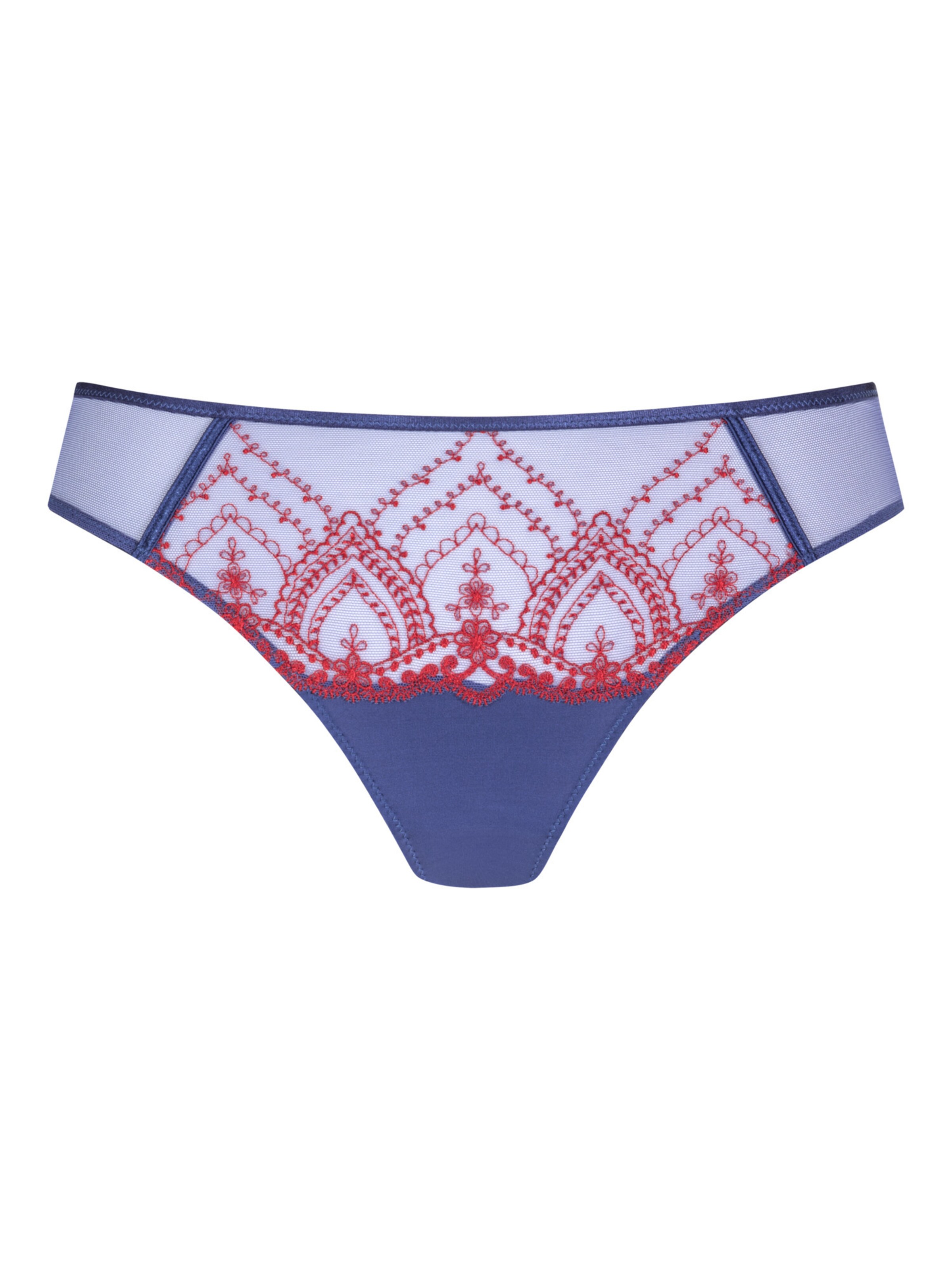 Slip 'Mysterious' Mey en bleu : devant