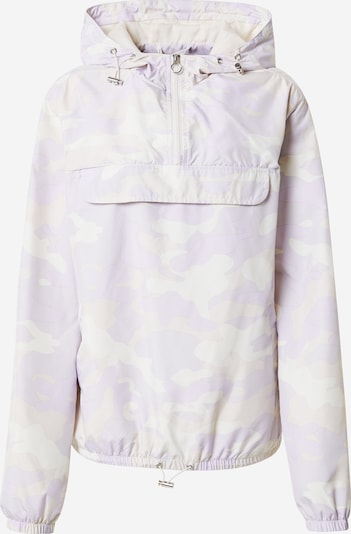 Urban Classics Prehodna jakna | bež / lila / bela barva, Prikaz izdelka