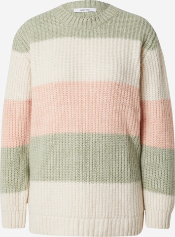 ABOUT YOU Sweater 'Cindy' in Mixed colors: front