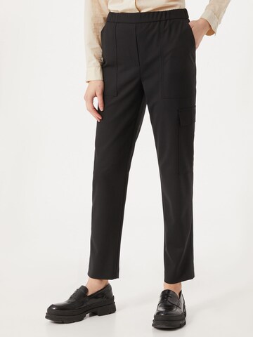 Marc O'Polo - regular Pantalón cargo 'Rimka' en negro: frente