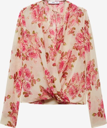 MANGO Blouse 'CRISTAL' in Roze: voorkant