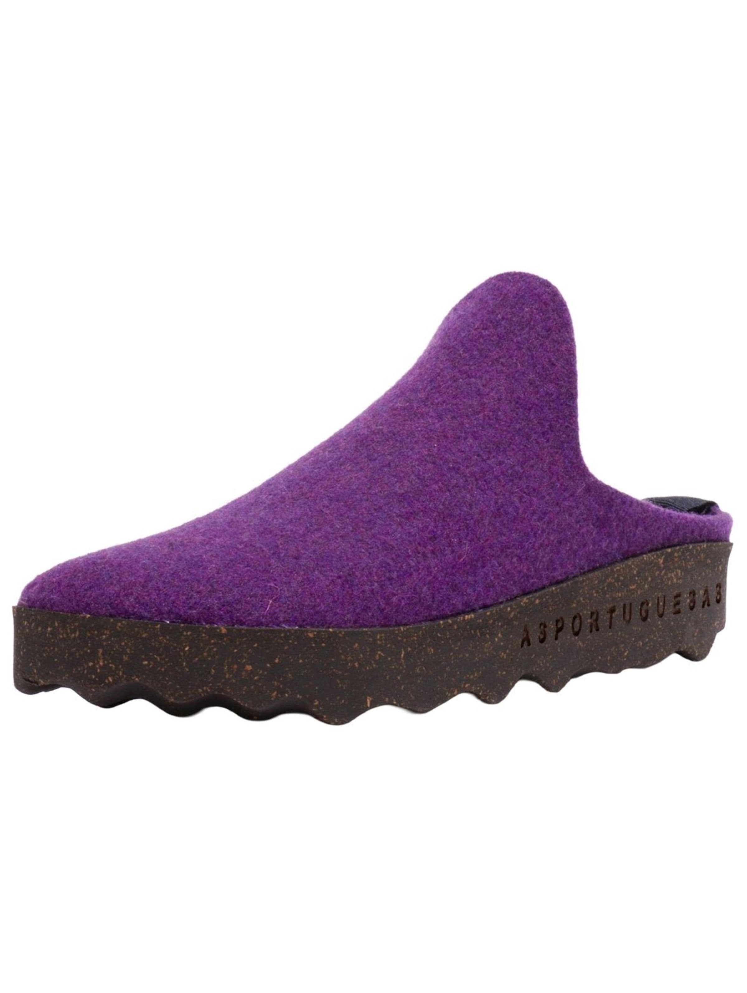 Asportuguesas Huisschoenen in Lila: voorkant