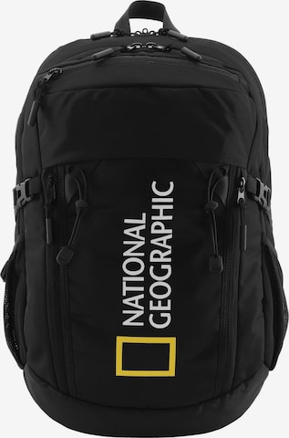 National Geographic Backpack 'Box Canyon' in Black: front