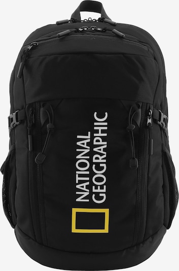 National Geographic Rucksack 'Box Canyon' in gelb / schwarz / weiß, Produktansicht