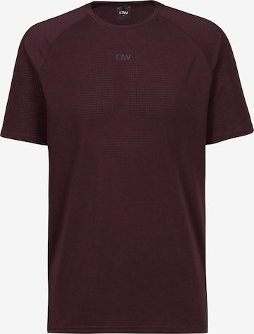 ICANIWILL Funktionsshirt 'Stride' in Rot: Vorderseite