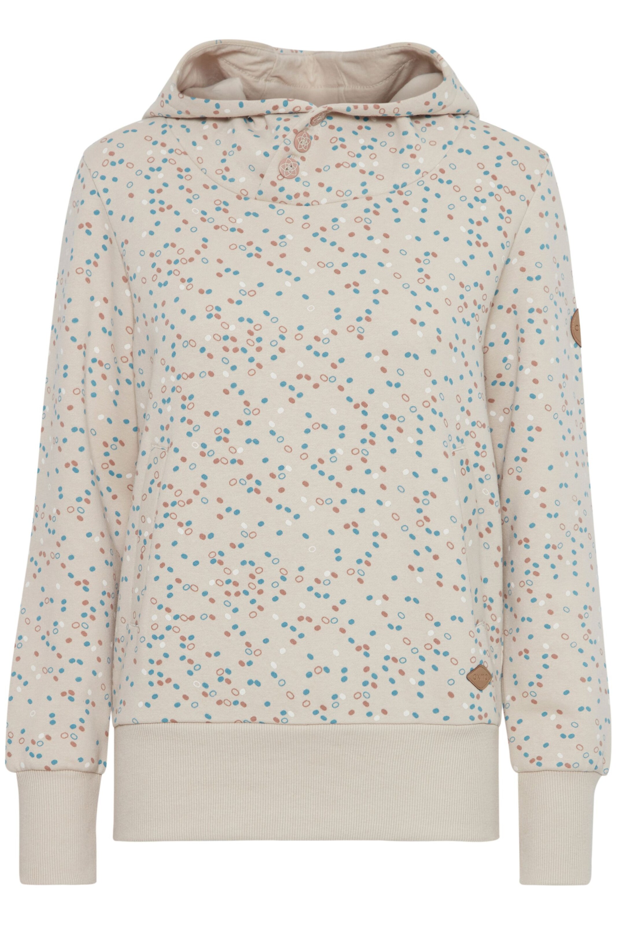 Oxmo - Sweatshirt 'Beate' em bege: frente