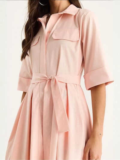 Bianco Lucci Robe-chemise en rose ancienne, Vue avec produit