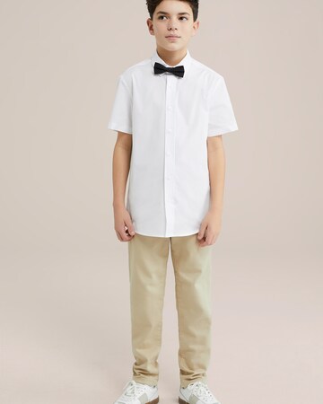 Coupe regular Chemise WE Fashion en blanc