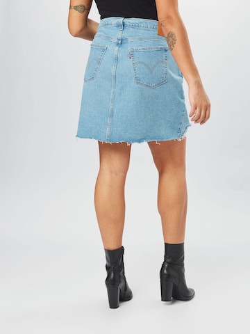 Gonna 'PL Deconstructed Skirt' di Levi's® Plus in blu