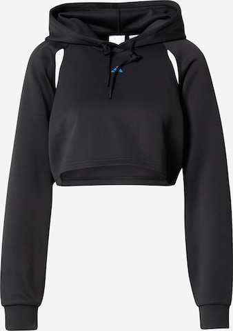 ADIDAS PERFORMANCE Sportief sweatshirt 'Hiit Aeroready ' in Zwart: voorkant