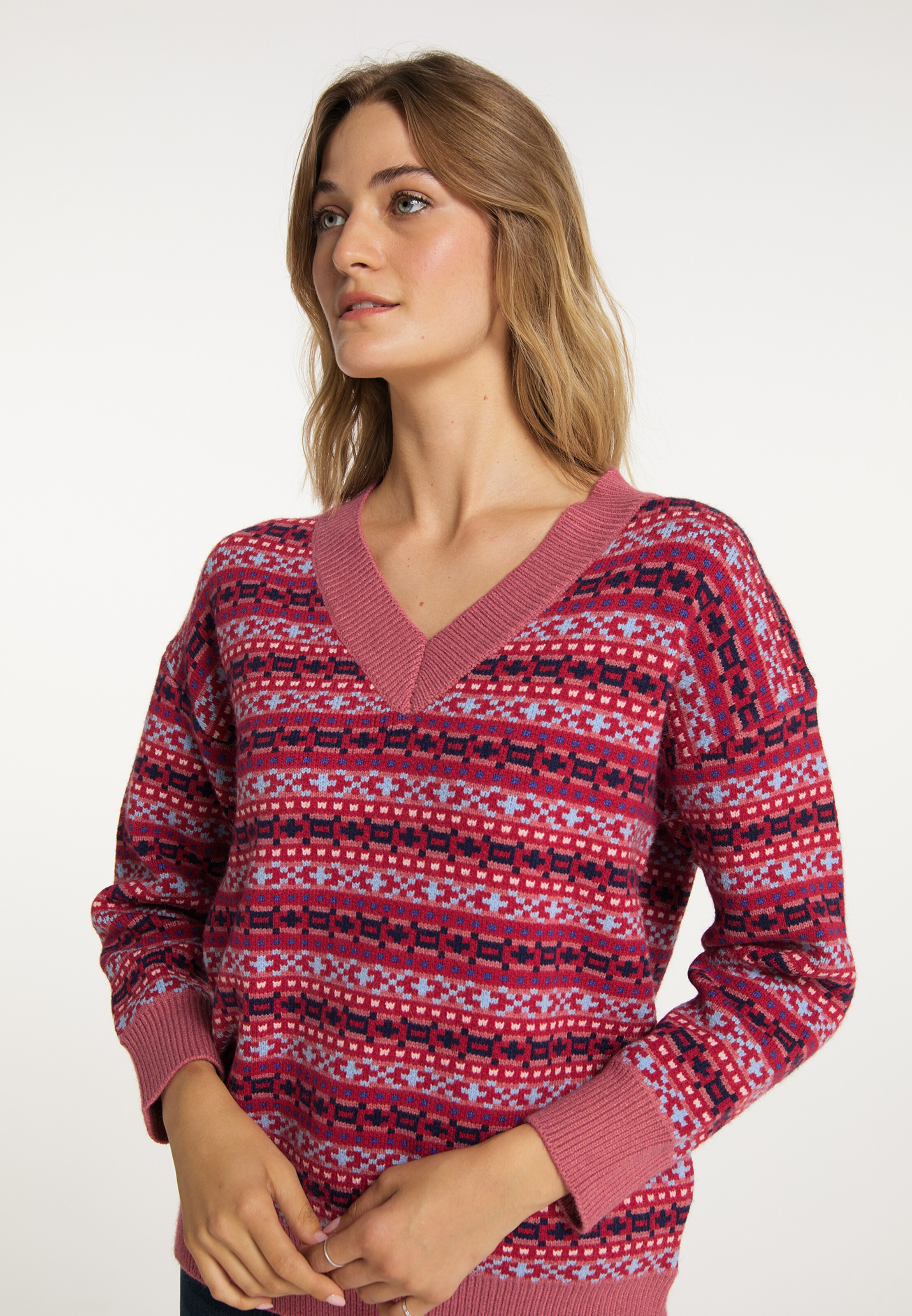 usha BLUE LABEL Pullover in Rot 