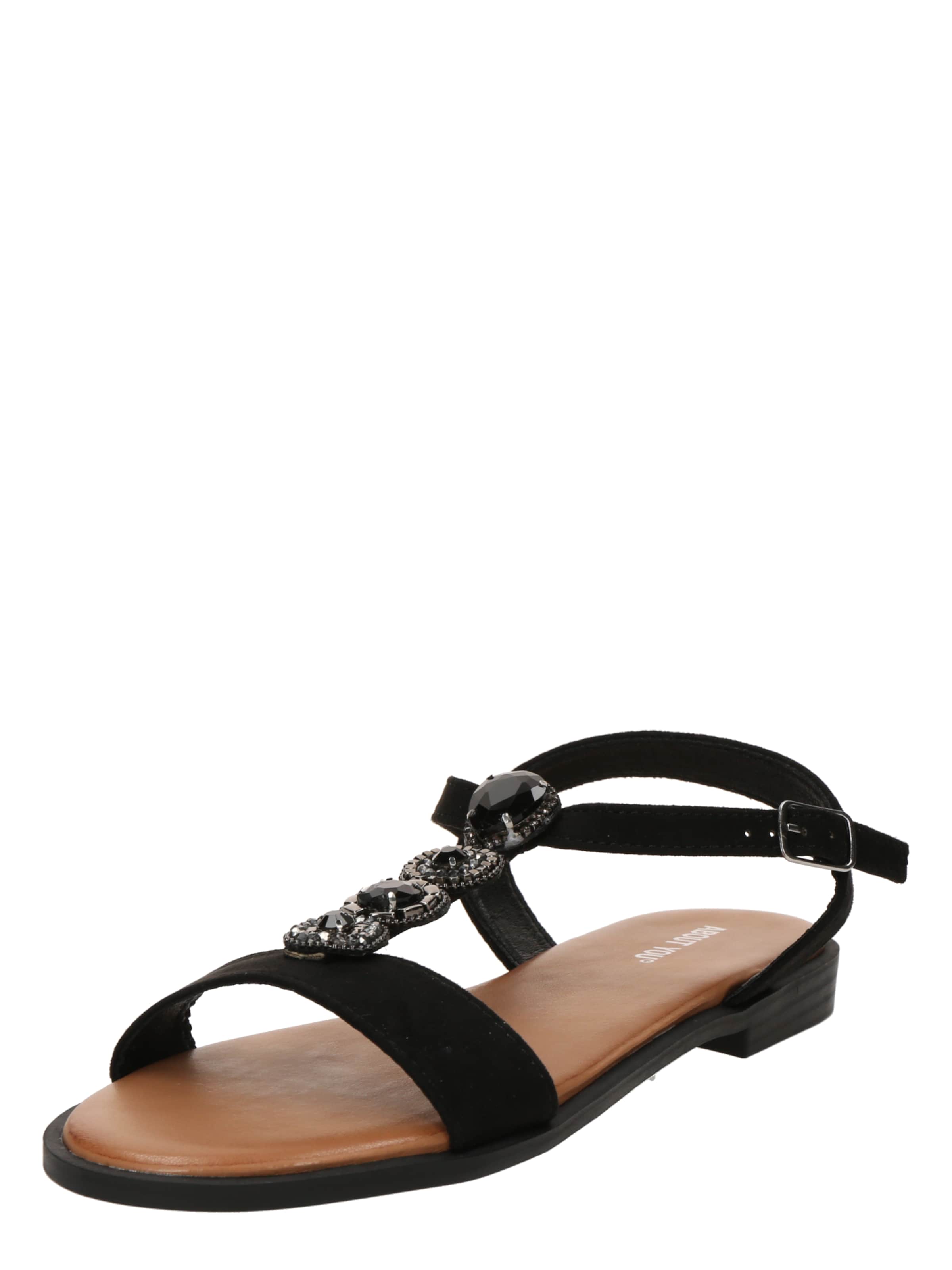 Sandales 'Shirin' ABOUT YOU en noir : devant