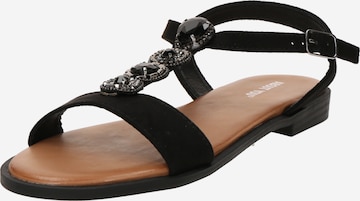 Sandale 'Shirin' de la ABOUT YOU pe negru: față