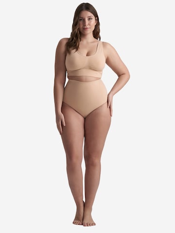 Bye Bra Shapingslip 'Soft Touch Seamless High Waist Brief' in Beige