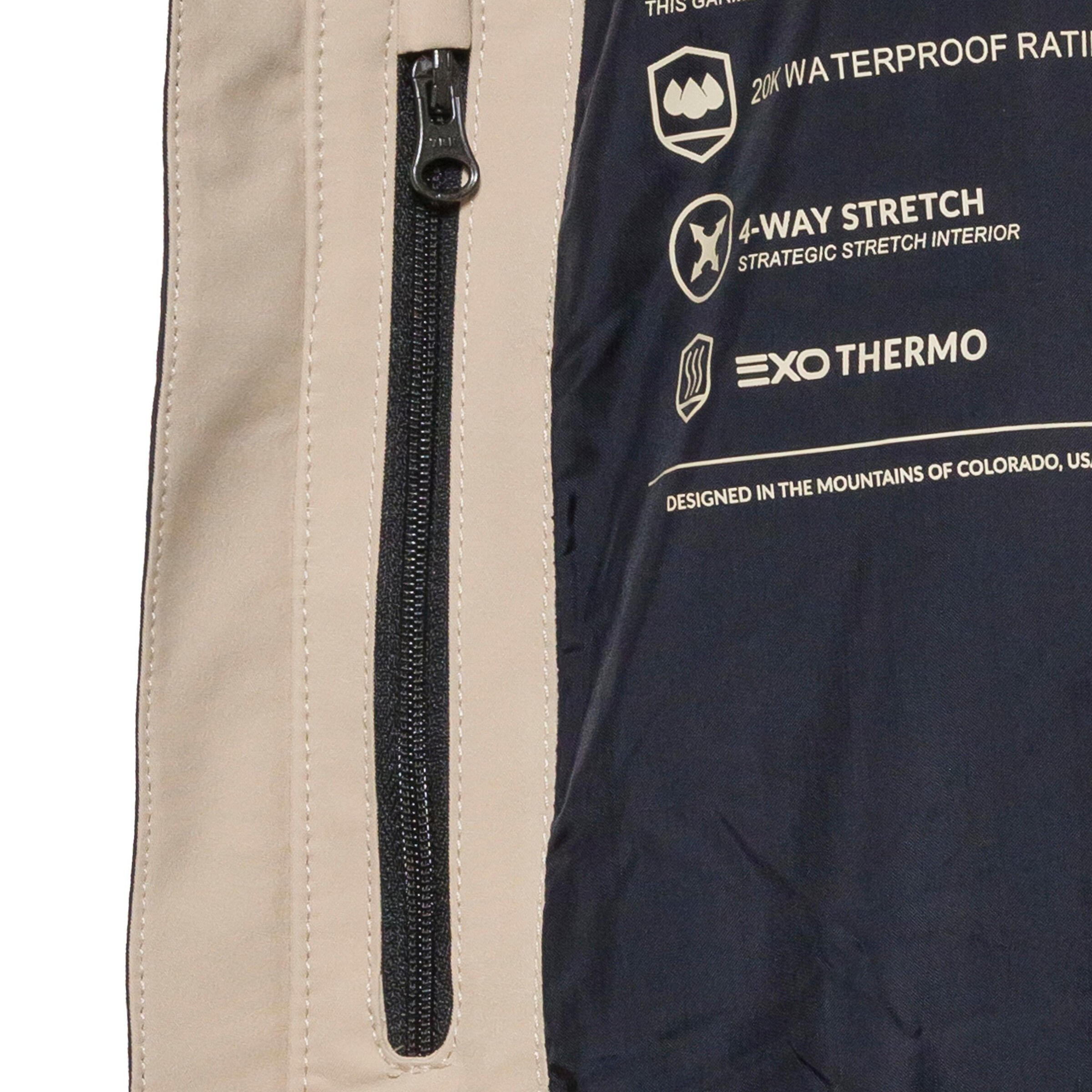 Spyder Athletic Jacket 'Haven' in Beige