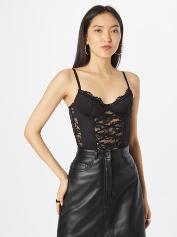 Top di Nasty Gal in nero: frontale