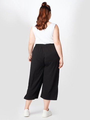 Loosefit Pantaloni 'Mello' de la KAFFE CURVE pe negru