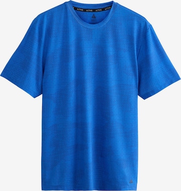 Next T-Shirt in Blau: Vorderseite