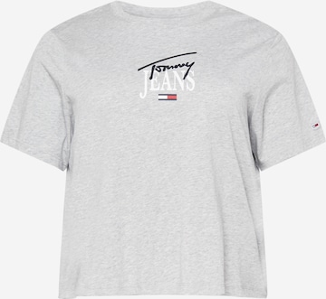 Tommy Jeans Curve Shirt in Grau: predná strana