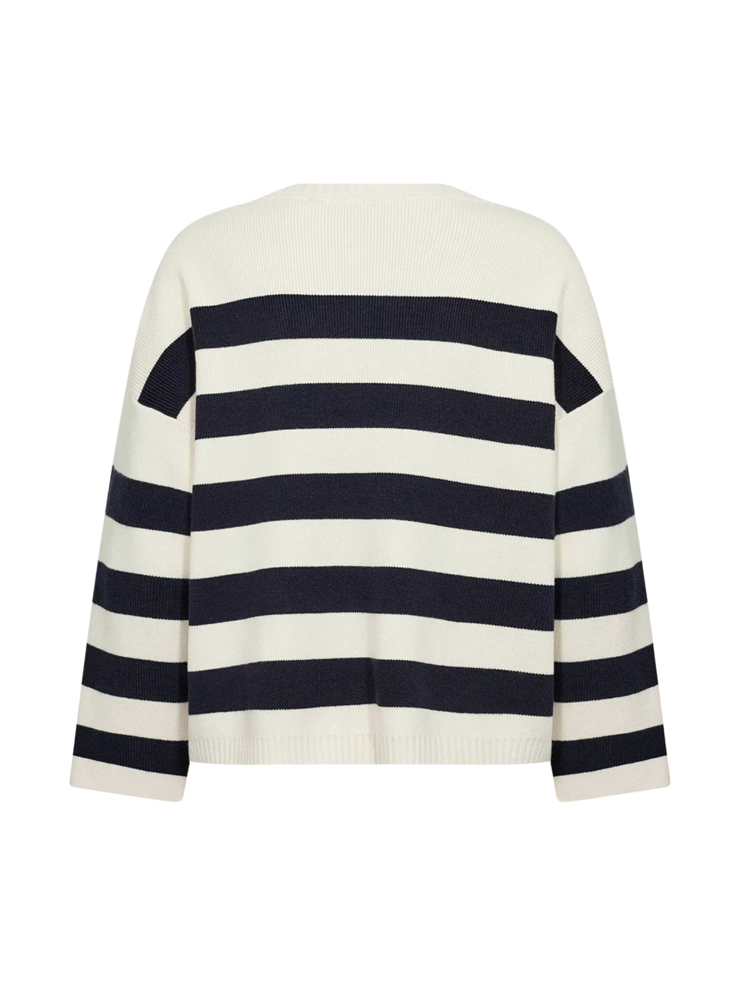 Pull-over ' SC-KANITA STRIPE 36 ' Soyaconcept en bleu