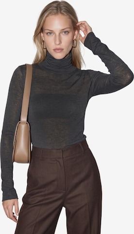 No Matter What Blouse in Grey: front