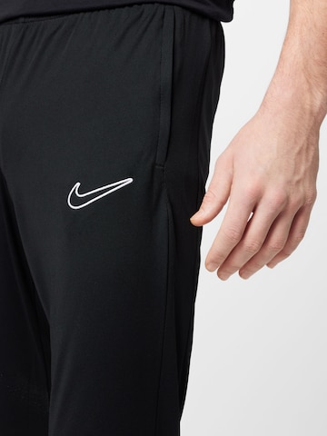 NIKE Slim fit Sports trousers 'Academy 23' in Black