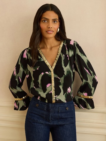 love & roses Bluse in Grün