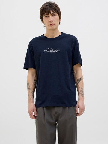 T-Shirt JACK & JONES en bleu : devant