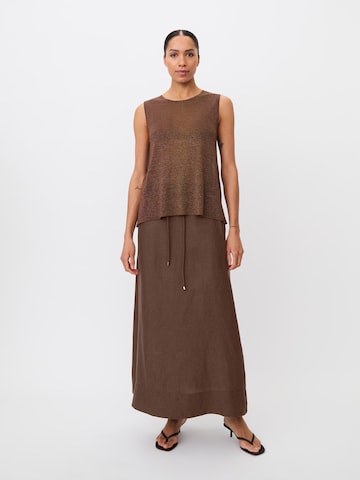 Pull-over Masai en marron