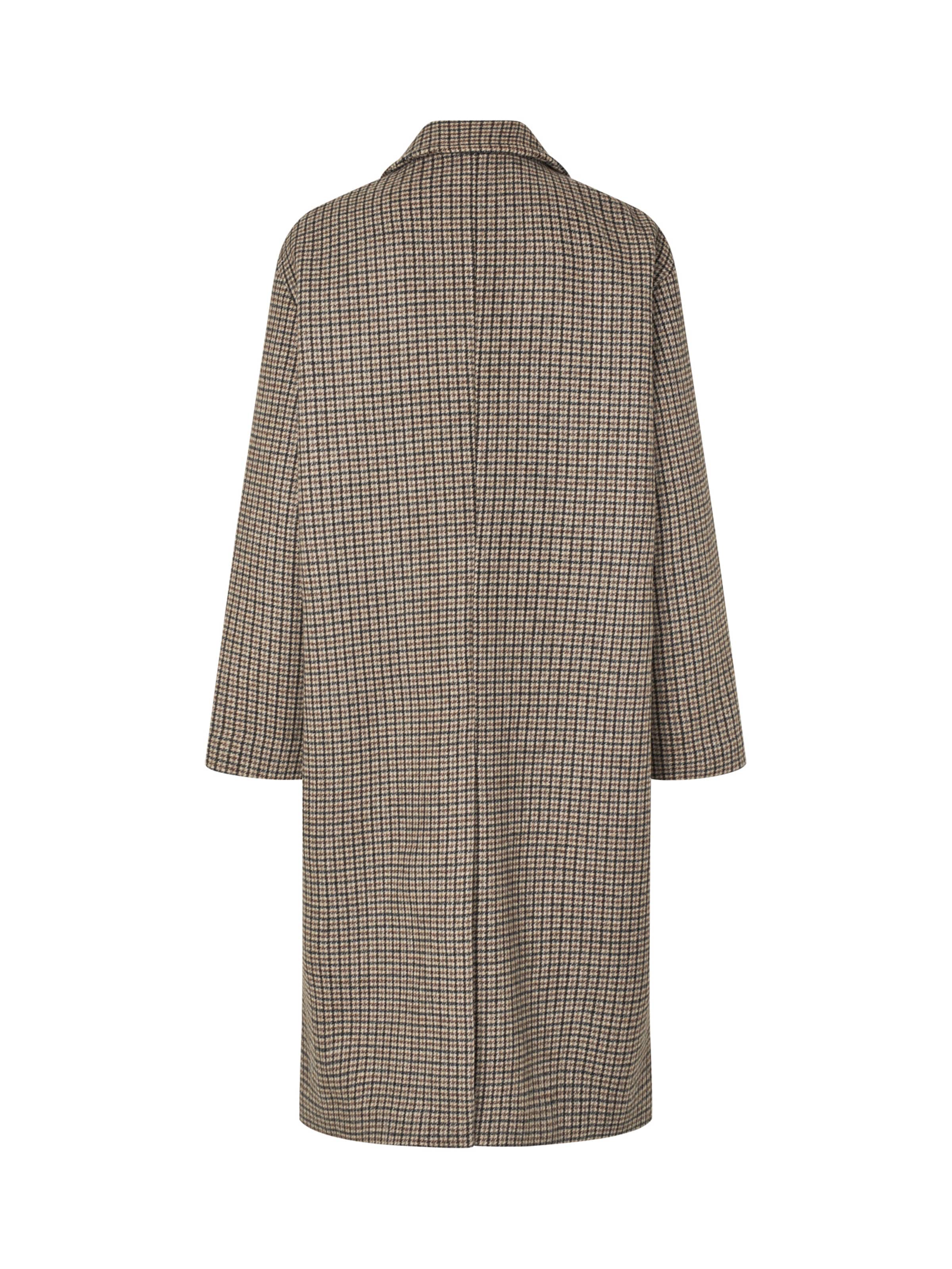 Masai Winter Coat 'Tullya' in Brown
