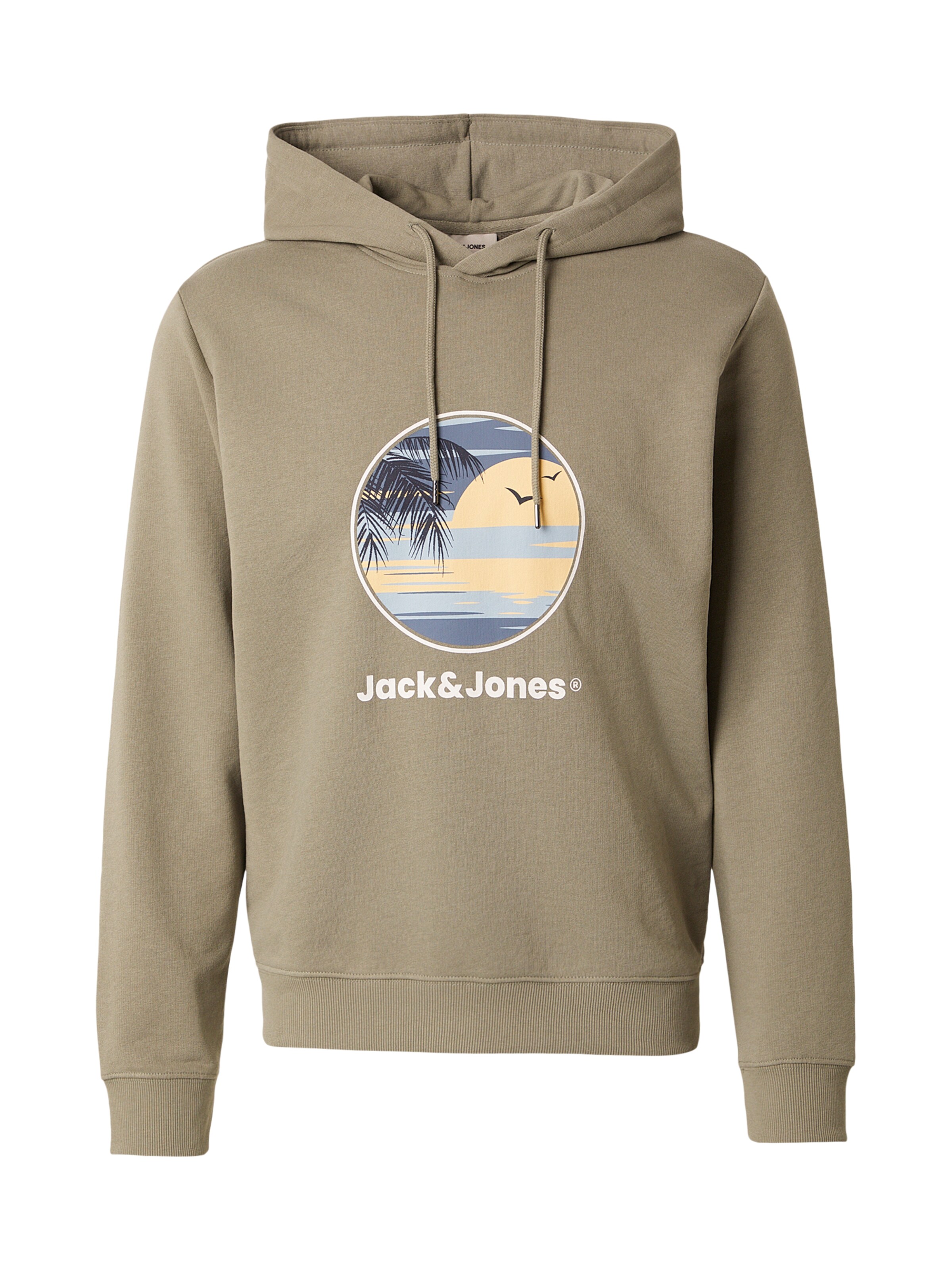 JACK & JONES Majica 'JJPERRY' | siva barva: sprednja stran