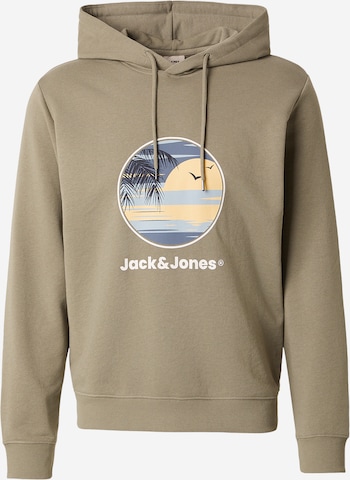 JACK & JONES Majica 'JJPERRY' | siva barva: sprednja stran