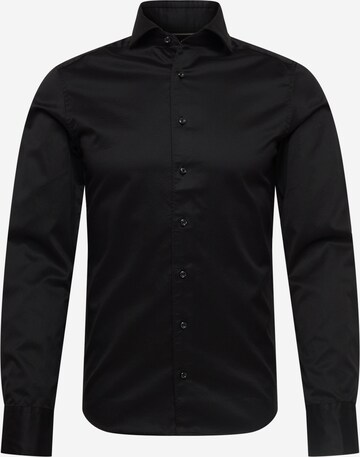 ETERNAPoslovna košulja - crna boja: prednji dio
