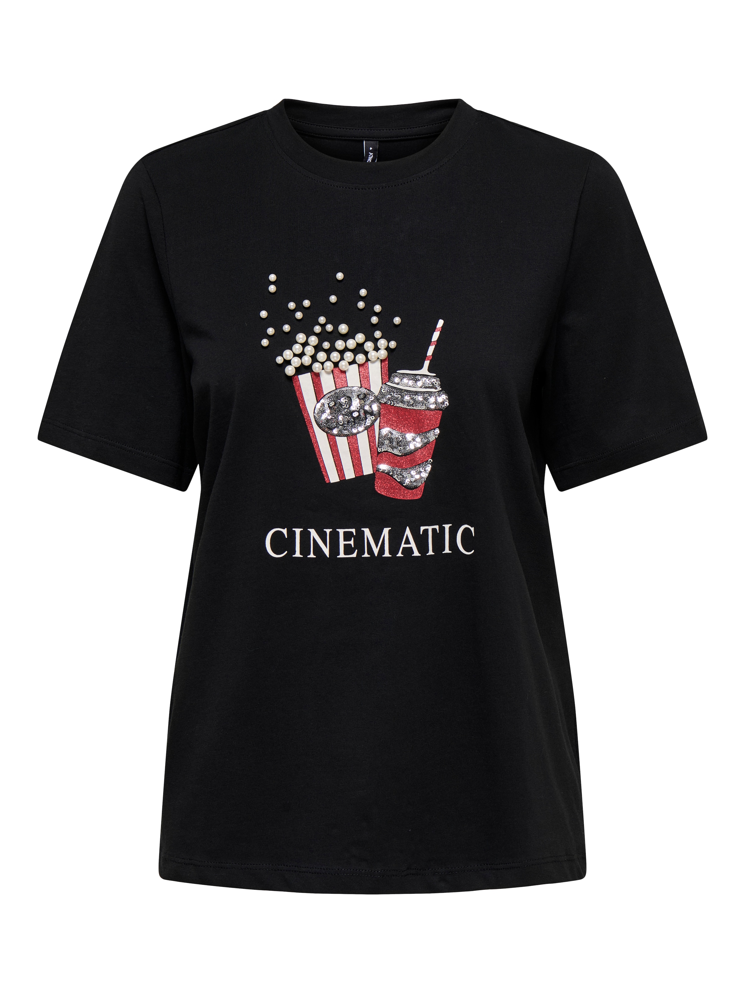 ONLY Shirts 'ONLBurst Popcorn' i sort: forside