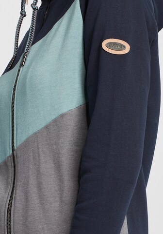 Oxmo Sweatjacke 'Aggi' in Blau