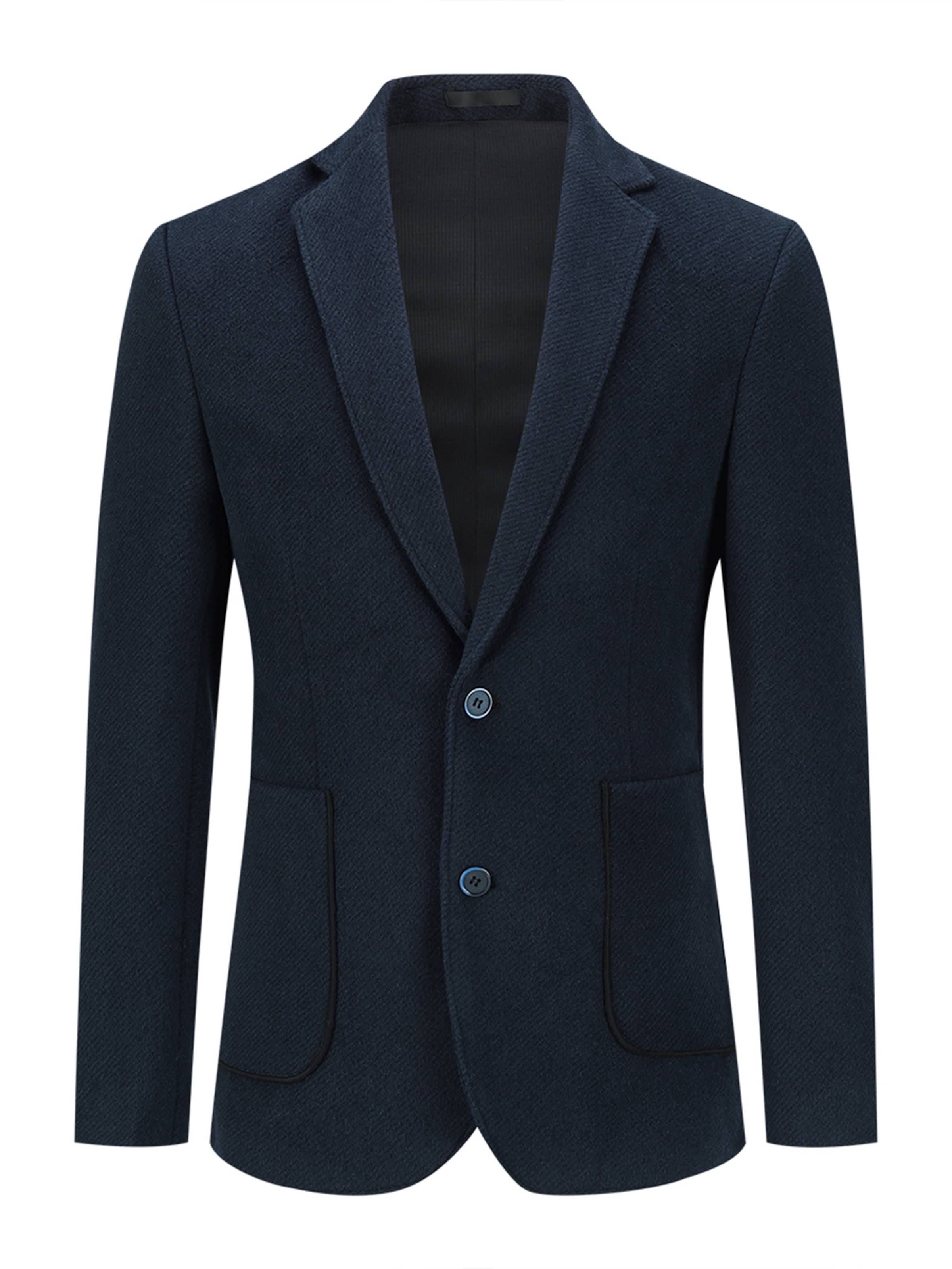 Youthup Suit Jacket in Blue: front