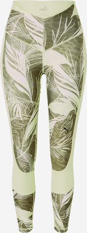 PUMA - Pantalón deportivo 'Eversculpt' en verde: frente