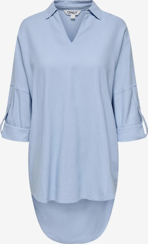 Tunique 'ONLCaro' ONLY en bleu : devant