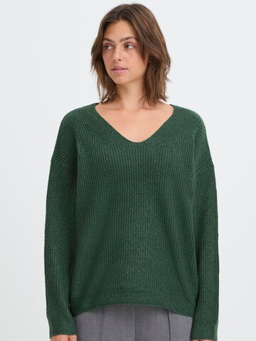 Pull-over ' OXICALLIE ' Oxmo en vert