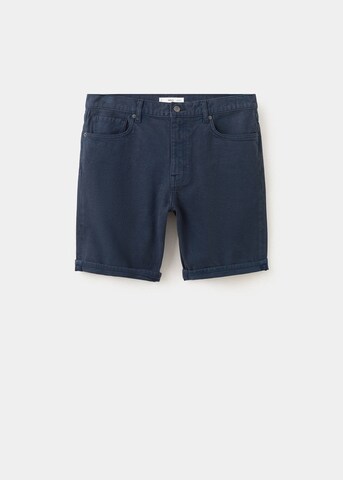 MANGO MAN Slimfit Shorts 'Nepto' in Blau