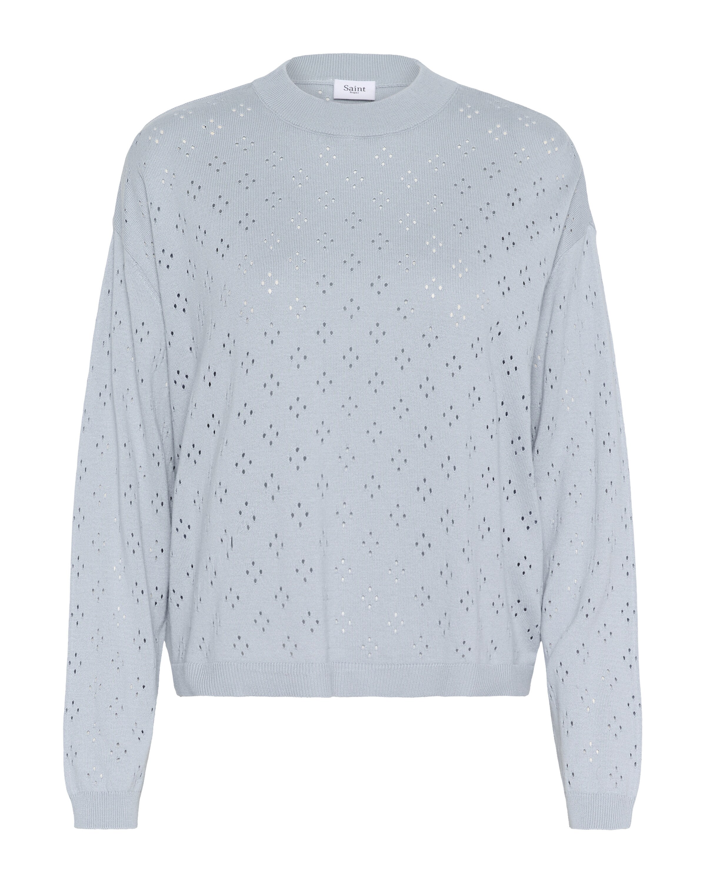 SAINT TROPEZ Pull-over 'OlineSZ' en L en bleu pastel, Vue avec produit